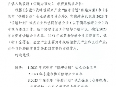 屢獲殊榮！國(guó)亨公司再次入選“倍增計(jì)劃”企業(yè)